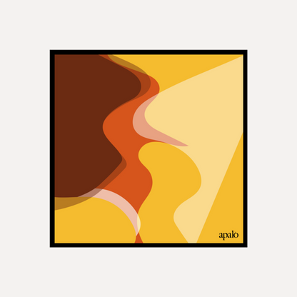 HONEY SUNSET SILK SCARF